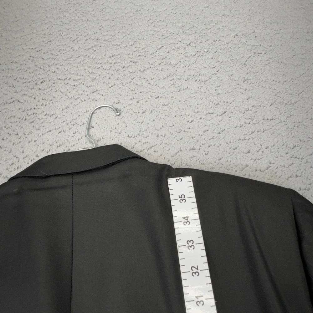 Ermenegildo Zegna Blazer Mens 44L Gray Italian Trofeo Wool 2 Button Sport Coat